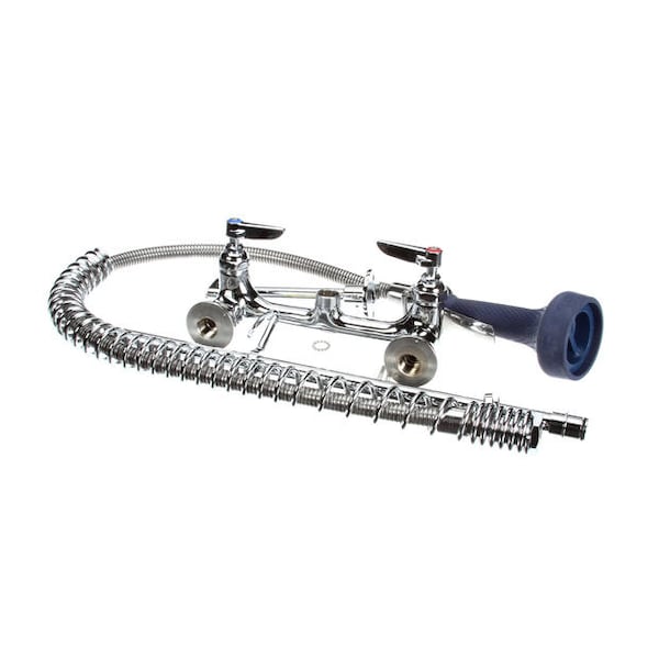 T&S Brass Easyinstall Pre-Rinse: 8 Wall Mount, 1/2Npt Fema B-0133-B08 - main